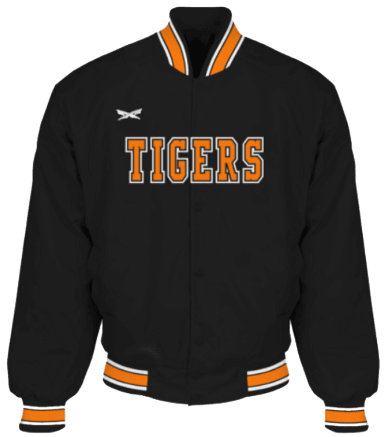Custom baseball jackets from Uniforms Express